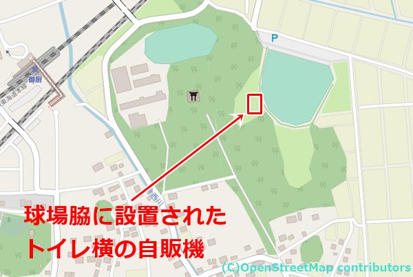 うさぎ山公園の女装子さん待ち合わせMAP