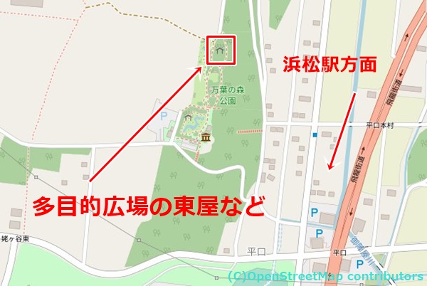 万葉の森公園の女装子さん待ち合わせMAP