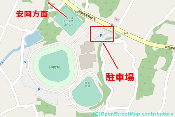 下関球場の女装子さん待ち合わせMAP