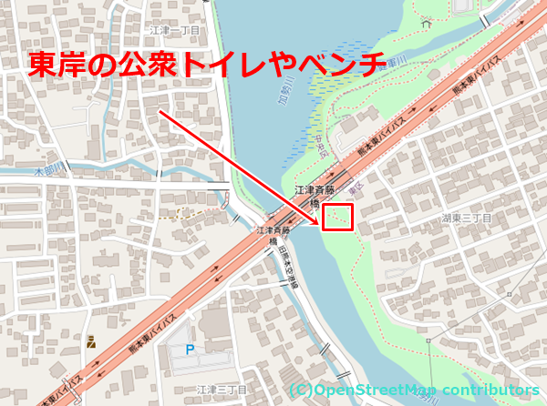斉藤橋の女装子さん待ち合わせMAP