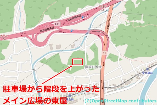 木津城山公園の女装子さん待ち合わせMAP
