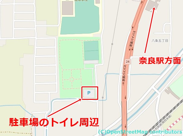 柏木公園の女装子さん待ち合わせMAP