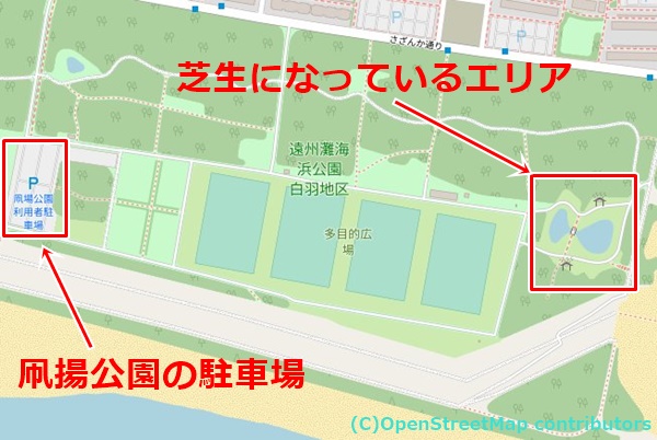 浜松白羽海岸の女装子さん待ち合わせMAP