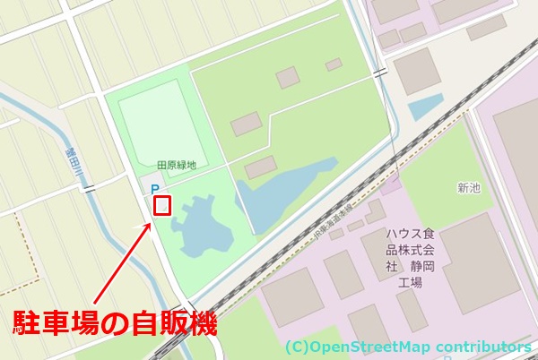 田原緑地の女装子さん待ち合わせMAP