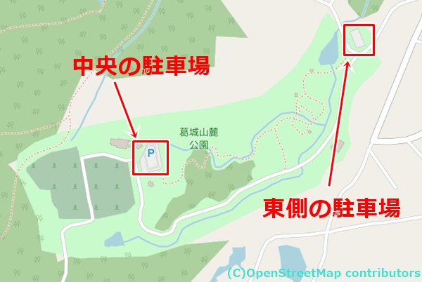 葛城山麓公園の女装子さん待ち合わせMAP