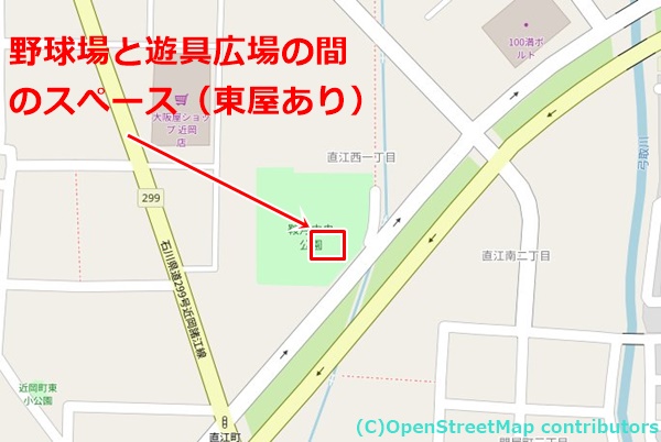 鞍月中央公園の女装子さん待ち合わせMAP