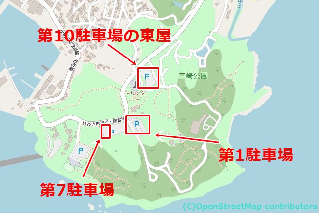 ◆三崎公園の女装子さん待ち合わせMAP