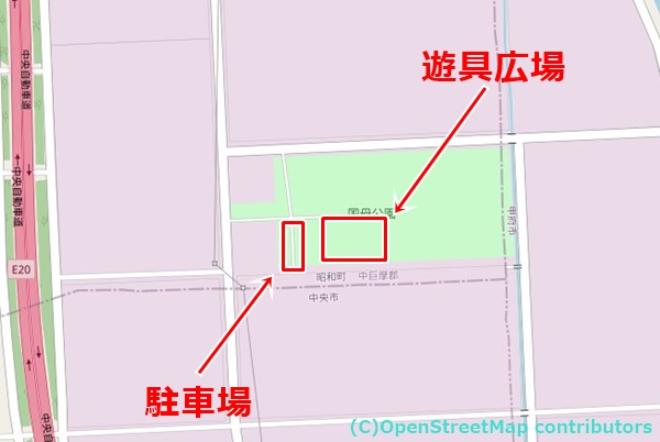 国母公園の女装子さん待ち合わせMAP