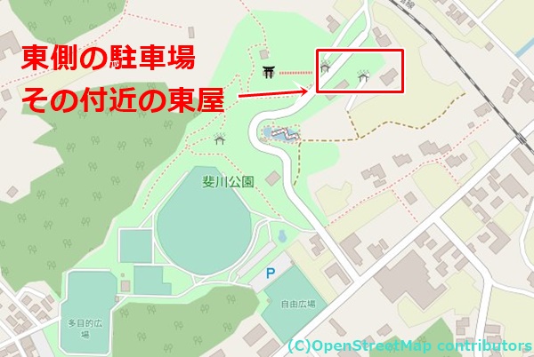 斐川公園の森の女装子さん待ち合わせMAP