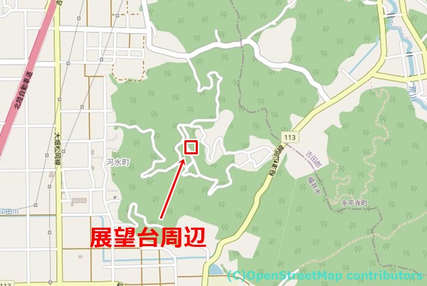 東山公園の女装子さん待ち合わせMAP