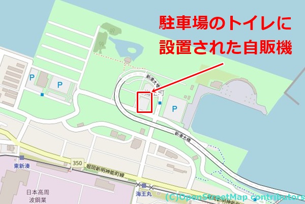 海王丸パークの女装子さん待ち合わせMAP