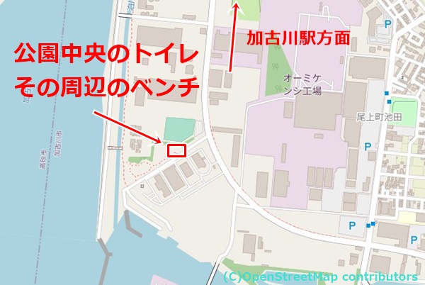 松風公園の女装子さん待ち合わせMAP