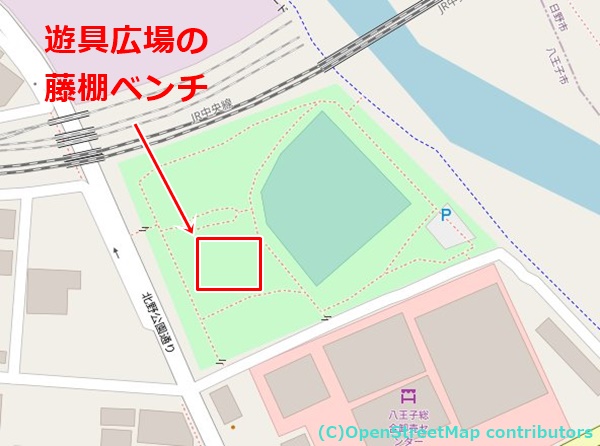 北野公園の女装子さん待ち合わせMAP